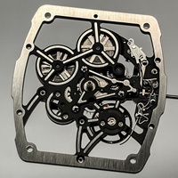 Montre mécanique édition limitée 2026, boîtier tonneau, mouvement personnalisé, montre de luxe pour homme