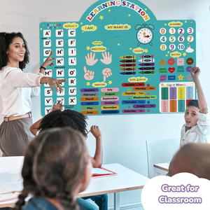 Kit de jeu éducatif d'apprentissage en <span class=keywords><strong>feutre</strong></span> pour ensemble d'apprentissage pour tout-petits 36*27 pouces 92 pièces en <span class=keywords><strong>feutre</strong></span> pour formes de chiffres de lettres - Product Image 6