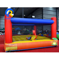 Château gonflable sur mesure pour jeux extérieurs, ring de boxe gonflable commercial avec souffleur