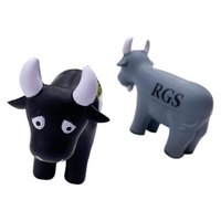 Balle anti-stress en mousse PU balle anti-stress en forme de vache lait de vache balle anti-stress bon marché vache