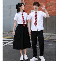 Chemise d'été en coton à manches courtes de Style coréen, Logo personnalisé, uniforme d'étudiant International, nouveau, OEM