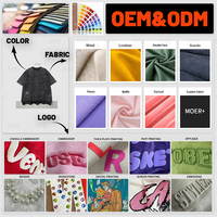 Vêtements OEM à bas prix, chemises vintage délavées à l'acide pour hommes, couleur unie, sur mesure, surdimensionnées, vente en gros, vêtements de haute qualité