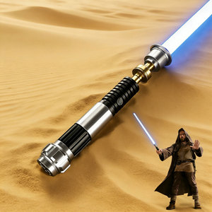 ดาบไลท์เซเบอร์ Nexussabers รุ่น <span class=keywords><strong>Obi</strong></span> <span class=keywords><strong>Wan</strong></span> SE แกนกลางถอดเปลี่ยนได้ ดาบเจไดมาสเตอร์ เปลี่ยนสีได้ไม่จำกัด ดาบสำหรับการต่อสู้หนัก เหมาะสำหรับคอสเพลย์ - Product Image 1