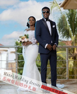 S1029A Nuovi <span class=keywords><strong>Abiti</strong></span> <span class=keywords><strong>da</strong></span> <span class=keywords><strong>Sposa</strong></span> di Lusso 2025 per il Commercio Estero, Personalizzati, Stile Sirena Principessa, con <span class=keywords><strong>Velo</strong></span> e Coda Lunga - Product Image 2