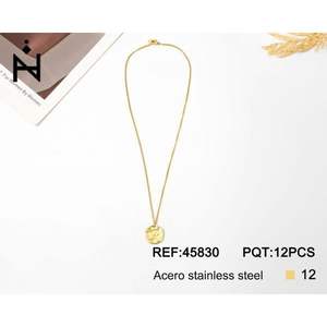 ZiZi – collier avec pendentif lettre R, en acier inoxydable plaqué or, bijoux fins minimalistes pour femmes - Product Image 4