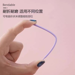 Coton-tiges nano à pointe fine pour le démaquillage, l'application d'eye-liner, les soins des cils, hydrophiles, sans latex, 100 pièces, usage général - Product Image 5