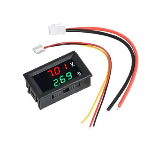 DC0-100V 10A LED Digital Voltmeter Ammeter Car Motorcycle Voltage Current Meter Volt Detector Tester Monitor Panel