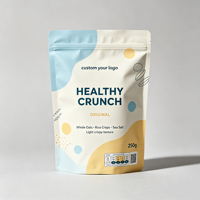 Sacs d'emballage alimentaire refermables mats en papier kraft laminé BOPP/AL/PE de qualité alimentaire, imprimés sur mesure et écologiques