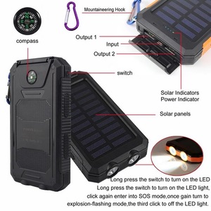 2025 Powerbank solar <span class=keywords><strong>de</strong></span> alta capacidad 10000mAh 20000mAh Panel solar Banco <span class=keywords><strong>de</strong></span> energía Carga <span class=keywords><strong>de</strong></span> batería para <span class=keywords><strong>iPhone</strong></span> 15 Plus Carga <span class=keywords><strong>de</strong></span> batería - Product Image 3