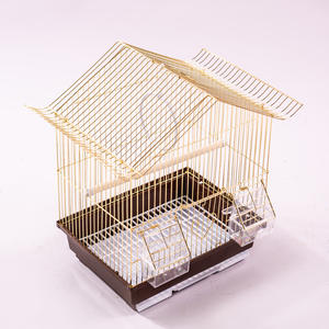 Cages à oiseaux de luxe en gros 2026 pour perroquets, ménagères et oiseaux à perles – Cage d'élevage en fil de fer doré - Product Image 4