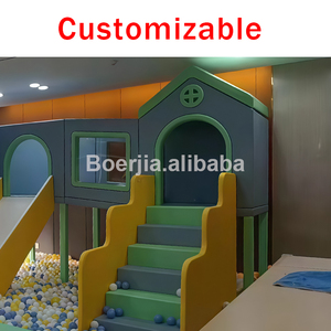 Atractivo diseño moderno de equipo de juegos infantiles suave para interiores, con pista de obstáculos temática para entretenimiento FEC. - Product Image 4