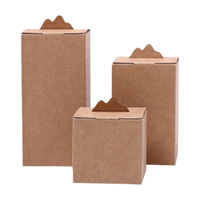 Scatola di Cartone Riciclabile XF di Alta Qualità, Popolare Confezione in Carta con Finestra Trasparente in PVC, Scatola per Spedizioni Monocolore