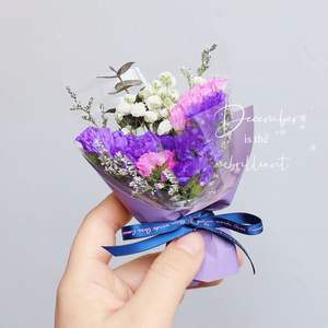 ช่อดอกไม้แห้งสร้างสรรค์ กลิ่นกุหลาบ ตกแต่งรถยนต์ พร้อมน้ำหอมปรับอากาศ เป็นมิตรต่อสิ่งแวดล้อม - Product Image 3