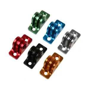 CNC Aluminum Alloy Go-Pro Adapter with Tool Colored CNC Aluminum Alloy Flat Bottom Mount Adapter