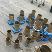 Raccord de tuyauterie à marteau en acier au carbone de 2 pouces, basse pression, peint, filetage femelle FIG 206, forgé et soudé pour conduite de gaz et d'huile