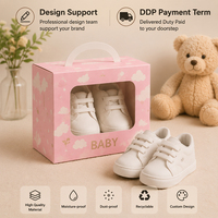 Boîte de rangement en carton pour Yeezy, boîte de chaussures vide à chaussures personnalisée pour bébé, vente en gros