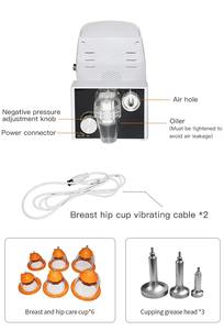 Appareil de thérapie par aspiration et roulement pour le lifting des hanches, l'amélioration de la poitrine, le drainage lymphatique, le massage de la poitrine et des seins, traitement - Product Image 2