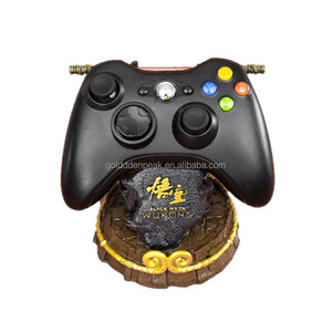 Soporte para Gamepad de resina Black Myth Wukong para // y soporte de exhibición para teléfono móvil con diseño de garrote <span class=keywords><strong>dorado</strong></span> para jugadores - Product Image 1