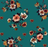 Décoration murale en vinyle auto-adhésif Jinyi Botanical Floral, résistante aux taches, pour chambre à coucher, salle de bain, cuisine, autocollant mural de 45 cm