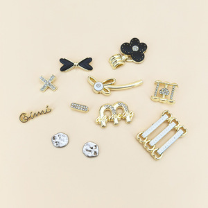Componentes de Joyería de Aleación de Zinc con Circonita Cúbica en Diversas Formas para la Fabricación de Pulseras - Product Image 1