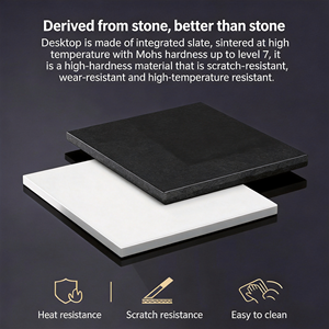 <span class=keywords><strong>Mesa</strong></span> de Comedor Profesional de Piedra Sinterizada de Lujo Italiana - Juego de <span class=keywords><strong>Mesa</strong></span> y <span class=keywords><strong>Sillas</strong></span> de Cocina Rectangular Moderna de Madera Maciza de Fresno - Product Image 3