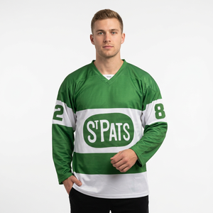 Jersey de Hockey sobre Hielo Personalizado con Logotipo Sublimado, 100% Poliéster, Transpirable, Antibacteriano - Product Image 1