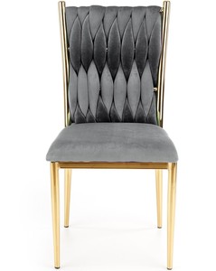 <span class=keywords><strong>Sedia</strong></span> da pranzo con schienale alto in tessuto Beige bianco marrone <span class=keywords><strong>rosa</strong></span> grigio <span class=keywords><strong>oro</strong></span> nero gamba in metallo pelle sintetica <span class=keywords><strong>sedia</strong></span> da pranzo - Product Image 3