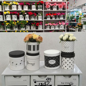 Accetta scatola regalo in cartone di alta qualità scatola regalo scatola di fiori <span class=keywords><strong>3</strong></span> pezzi Set semplice sapone rotondo fresco scatola regalo - Product Image 3