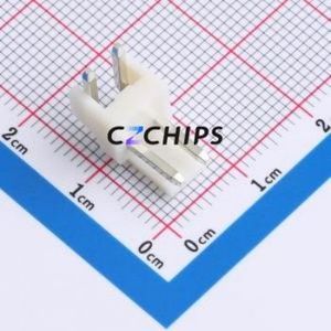 VH-2AWF Wire-to-Board Pin Header Bent Lead Through Hole,P=3.96mm Connector 1x2P 3.96mm Right Angle Insert 2P - Product Image 1