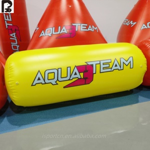 Boya Inflable Cilíndrica con Logotipo Personalizado, Boya Duradera Tipo Salchicha, Marcador Acuático <span class=keywords><strong>de</strong></span> Marca para Deportes Acuáticos/Marcación <span class=keywords><strong>de</strong></span> Seguridad/Piscina/Eventos Oceánicos - Product Image 1