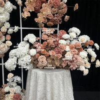 Chemin de table et guirlande en soie Sunwedding avec couleurs personnalisées pour toile de fond de mariage, décorations de Noël et du Nouvel An