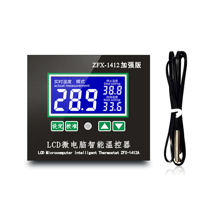 Hot Sale High Quality ZFX-W1412A 16A Sensor LCD Microcomputer Digital Display Temperature Controller