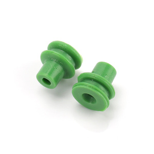 8302 Tappo di tenuta monofilo in silicone verde per connettore di cablaggio automobilistico - Product Image 2