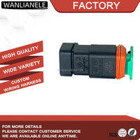 Conector de Cable Eléctrico de 2 Pines, Conector Impermeable para Automóvil DT06-2S-CE05