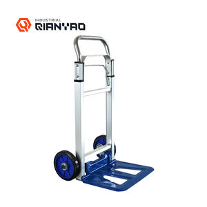 टिकाऊ एल्यूमीनियम पोर्टेबल तह पैलेट ट्रॉली प्लेटफॉर्म 90 किलोग्राम भार क्षमता अनुकूलन योग्य ओएम उपलब्ध - Product Image 2