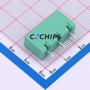 MX2EDGVC-7.62-03P-GN01-Cu-A Plug-in Terminal Block Through hole,P=7.62mm Board-to-Board / Socket - Closed 1x3P 7.62mm Green - Product Image 2