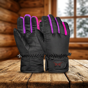 Gants de ski pour femmes Hike Impex, imperméables, chauds, coupe-vent, en polyester, compatibles avec les écrans tactiles - Product Image 3