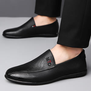 Sepatu Kulit PU Kasual Pria Musim Panas Baru, Bernapas, Anti Selip, Sol Karet, Tren <span class=keywords><strong>Fashion</strong></span> untuk Musim Semi dan Gugur - Product Image 5