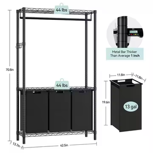 Organisateur de vaisselle pliable à 3 couches stockage de cuisine moderne conception personnalisable OEM usine directe pour un usage alimentaire - Product Image 6