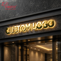 Letreros Luminosos LED Personalizados para Negocios y Tiendas, Letreros 3D con Letras Iluminadas, Letrero LED con Logotipo, Letrero de Canal LED para Exteriores Resistente al Agua