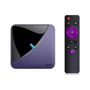 Low price Android 11.0 TV Box A95X F3air II Amlogic S905Y4 64GB HD 8K free arabic sexy movies tv box