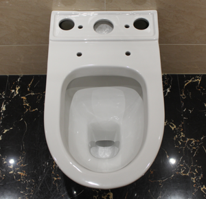 Inodoro de Cerámica Moderno de Alta Calidad con Doble Descarga y Asiento con Tapa UF HTT-45C/D, Francia - Product Image 4