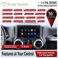Autoradio Android pour Jeep Wrangler 2007-2017, écran tactile universel de 7 pouces, USB, CarPlay sans fil, Android Auto, MP5, vidéo HD