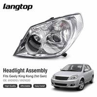 Phare halogène de haute qualité, assemblage OE 4121010180, côté conducteur gauche, phare de remplacement pour Geely MK Kingkong 1ère génération berline