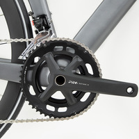 Bicicleta de Carretera R10pro de Fibra de Carbono con Eje de Freno de Disco, 22 Velocidades, Bicicleta Deportiva de Ciclismo de Carreras Windbreaker