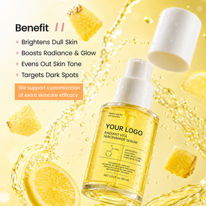 Private <b>Label</b> Lemon Extract Glutathione Formula Brightens Dull Skin Evens Complexion Niacinamide Glow Boosting Facial Serum - Product Image 4