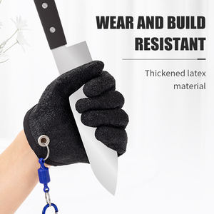 LUSHAZER Gants de pêche en <span class=keywords><strong>latex</strong></span> antidérapants Gants de pêche antidérapants pour attraper des poissons et des carpes Fisherman Protect Hand Fish Grab - Product Image 3