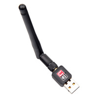 Adaptador WiFi USB 150M Antena LAN inalámbrica externa Tarjeta de red 2dbi 2,4G WI FI para PC portátil Dongle Wi-fi