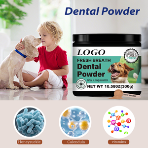 Verfrisser Tandpoeder Gebruikt Voor Het Reinigen Van Tandplak Hondentandverzorging Tandverwijderaar Met Natuurlijk Kruidenmengsel Probiotisch - Product Image 2