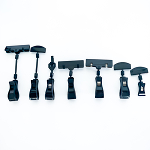 플라스틱 상품 회전식 팝 클립 사인 홀더 스탠드 회전 가격 클립 의류 랙 사인 - Product Image 1